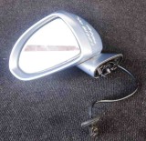 Oglinda Laterala Stanga Opel Corsa D 2008, OEM 46-843-5664, Negru/Portocaliu, Unghi Mort, Piesa Originala