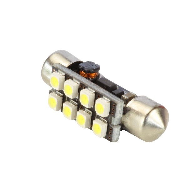 Bec LED SOFIT 36MM 8 SMD 3528 12-24V ALBA CANBUS COD: PT39 Mall