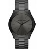 Ceas bărbătesc Michael Kors MK8507 Slim Runway cu cadran negru și cuarț din oțel inoxidabil