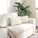 vidaXL Perne pentru canapea 2 pcs Crem 50 x 30 cm 42013636