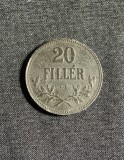 Moneda 20 filler 1918 Ungaria