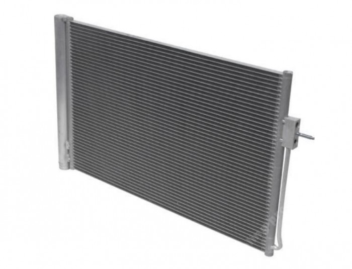 Condensator climatizare, Radiator AC Chevrolet Volt 2011-2014; Opel Ampera 2011-2014, 675(635)x412x16mm, DENSO 55H1K81X