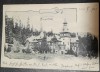 Carte postala, circulata, Castelul Peles, 1903