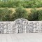 vidaXL Coșuri gabion arcuite 6 buc, 200x30x80/100cm, fier galvanizat 3146093