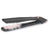 Placa de par Babyliss Steam Luxe Styler ST596E, 5 setari de temperatura, placi 36 x 105 mm, tehnologie steam, negru