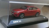 Macheta BMW X4 F26 2015 rosu - Herpa 1/43 editie de reprezentanta, 1:43