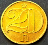 Moneda 20 HALERU - RS CEHOSLOVACIA, anul 1989 *cod 2015 = A.UNC