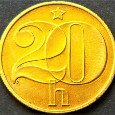 Moneda 20 HALERU - RS CEHOSLOVACIA, anul 1990 * cod 2016 A - ultimul an