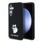 Husa pentru Samsung Galaxy S24 S921, Karl Lagerfeld, Silicone Choupette, Neagra
