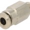 Racord Push-in 0-30bar Alamă Nichelată M6