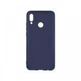Husa Huawei P Smart (2019) Lemontti Silicon Silky Albastru Inchis
