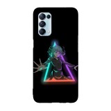 Husa compatibila cu Oppo A96, Viceversa, model Neon Tatsumaki One Punch Man, Silicon, TPU, Transparent, Carcasa