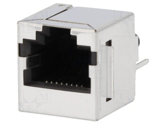 Soclu RJ45 ecranat 8p8c pentru PCB THT drept