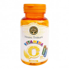 Vitamina C cu glucoza si lamaie, 120 tablete, Herbal Therapy foto