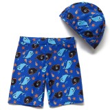 Pantaloni Scurti de Baie pentru Bebelusi, Slipi cu Protectie UPF 50+, Protectie Solara Completa, Albastru, Bonverano, 3-6 luni Albastru 62-68 CM