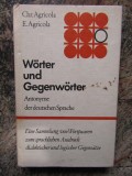 Chr.Agricola, E.Agricola: W&ouml;rter und Gegenw&ouml;rter - IN LIMBA GERMANA