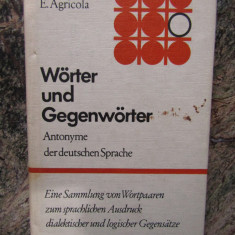 Chr.Agricola, E.Agricola: Wörter und Gegenwörter - IN LIMBA GERMANA