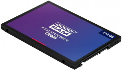 Ssd goodram cx400 2.5 512gb sata iii r/w 550/490 mb/s 7mm foto