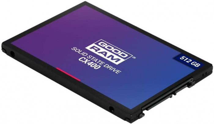 Ssd goodram cx400 2.5 512gb sata iii r/w 550/490 mb/s 7mm