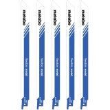 Metabo S 1122 EF - Set panze fierastrau sabie bimetal 225 mm 18 dinti/inch dantura standard 5 bucati