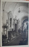 Carte postala, Sinaia, Coridor Castel Peles, perioada interbelica