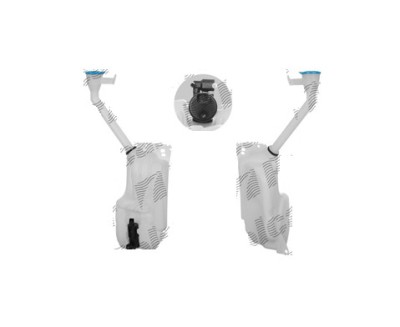 Rezervor spalator parbriz Nissan Qashqai (J10), 03.2007-05.2014, cu capac, cu pompa sprit parbriz foto