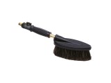 Perie spalat masina ovala Carpoint, perie din par cal, material cauciucat, conector furtun apa, diam. perie 17x8 cm