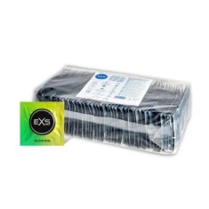 Set 100 Prezervative EXS Glow in the Dark, Latex