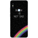 Husa silicon pentru Xiaomi Redmi S2, Black Is Not Sad