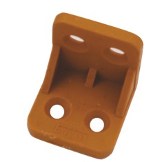 Coltar din plastic pentru sustinere blat, stejar, 26 x 26 x 26 mm, 4 buc / set