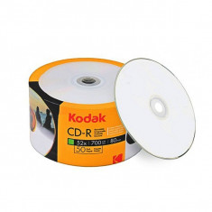 CD-R Kodak printabile, 700 MB, 52X, set 50 foto
