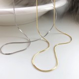 Cumpara ieftin LantiE or din Argint 925 Aurit , zLiquid Gold, , Model sarpe Fluid E i Elegant