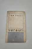 Carte cu autograf Ion Tugui Versuri