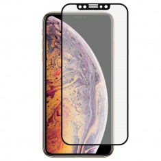 Folie Sticla NanoGlass pentru iPhone 11 Pro Max &amp;amp; iPhone XS Max (6.5&amp;quot;), 3D, Full Cover (acopera tot ecranul), Full Glue, Negru foto