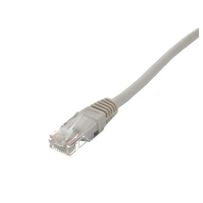 Cablu de retea UTP Well cat5e patch cord RJ45-RJ45 0.5m gri 26AWG foto