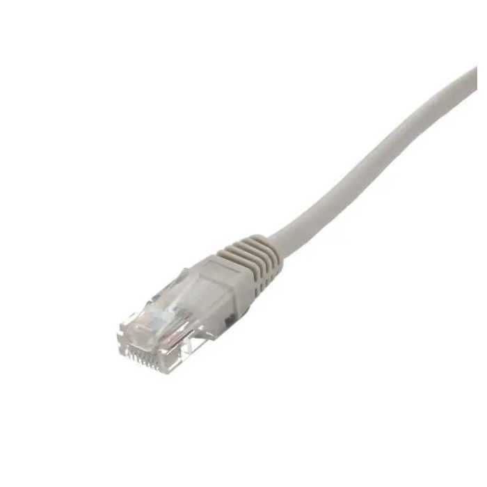 Cablu de retea UTP Well cat5e patch cord RJ45-RJ45 0.5m gri 26AWG