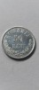 Moneda Romania 50 Bani 1876 Argint AUNC, Rara! Superba! Colectie
