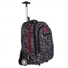 Rucsac tip Troler Ella Icon Urban Negru - 50x35x22 cm ComfortTravel Luggage
