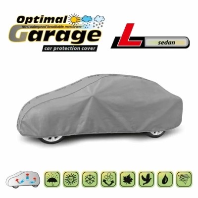 Prelata auto completa Optimal Membrane Garage complet impermeabila si respirabila - L - Sedan Garage AutoRide foto