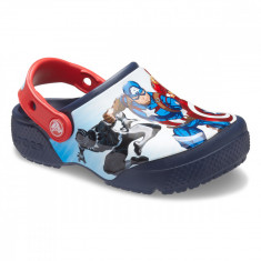 Saboți Crocs Fun Lab Avengers Patch Clog Kids Albastru - Navy