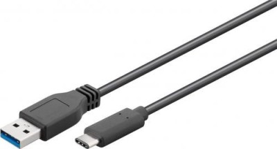 Cablu USB Type C 3.1 tata - USB3.0 A tata 1m Well foto