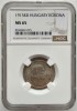 Ungaria - 1 Korona 1915 - MS 65 - Argint, Europa