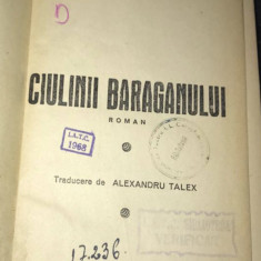 P Istrati Ciulinii Baraganului Ed. Moderna ed. interbelica prima ed. in romana