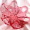 CENTRU DE MASA / FRUCTIERA CRISTAL COLORAT - STICLA DE MURANO 28 CM