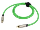 Cablu RCA Aurit 1m Verde