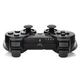 Cumpara ieftin Controller Wireless DoubleShock PS3, Vibratii, Compatibil PlayStation 3, Negru