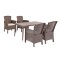 Set mobilier de gradina Odima 4+1 cappuccino