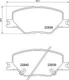 BREMBO P 59 096 PRIME LINE set placute frana,frana disc