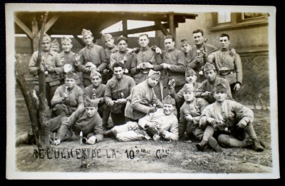 P.251 CP FOTOGRAFIE FRANTA MILITARI SOLDATI 1928 UM 21 foto