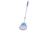 Mop robot, ajustabil, cu coada detasabila, ideal pentru canapele si tapiterii, reincarcabil, curatare rotativa la 360 de grade, alb/albastru